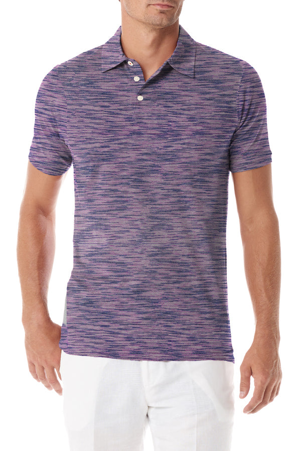 Pink Portofino Mens Polo Shirt - SCARCI