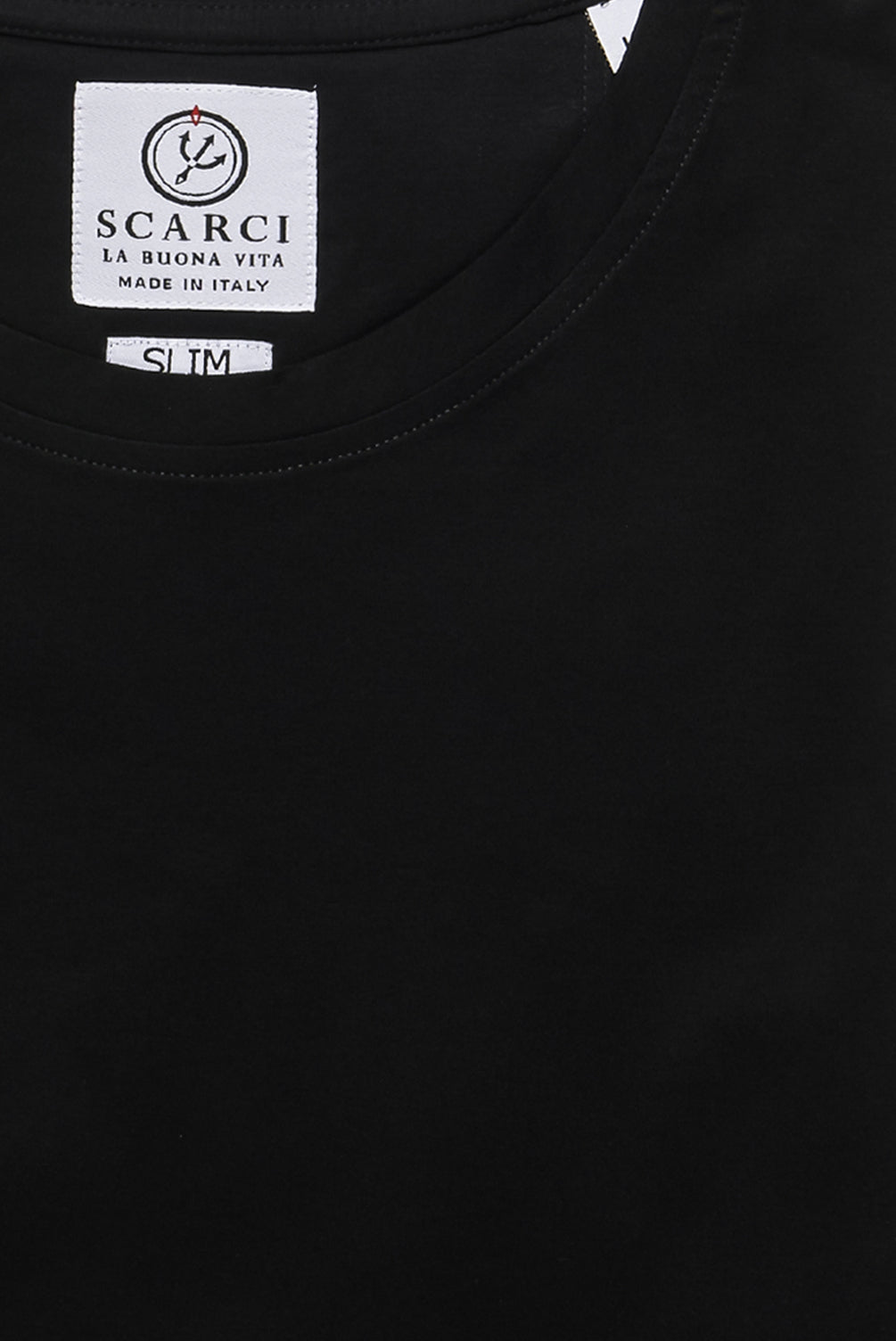 NEW RICH SILKY WIDE TEE / BLK