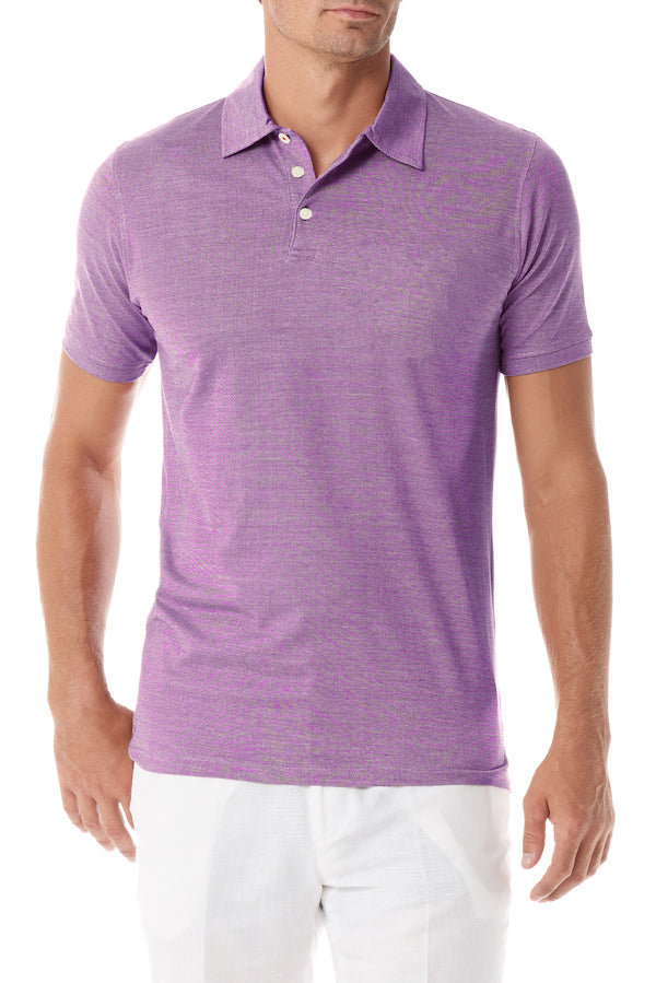 Lavender Portofino Mens Polo Shirt - SCARCI